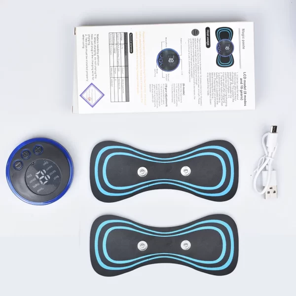 Neck Massager Mini Electric Neck Massage EMS Cervical Back Vertebra Massage Patch 8 Modes - Image 8