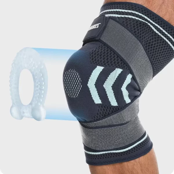 AOLIKES 1PCS Knee Brace Support Straps Knee Compression Sleeves - Image 5