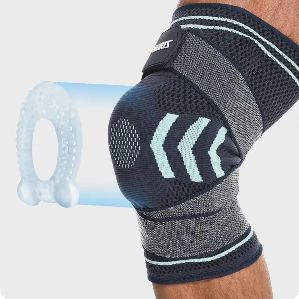 AOLIKES 1PCS Knee Brace Support Straps Knee Compression Sleeves - Image 5