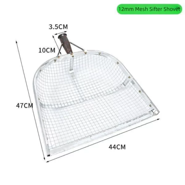 Essential Tool Metal Soil Sifting Mesh Heavy-Duty Easy Grip - Image 7