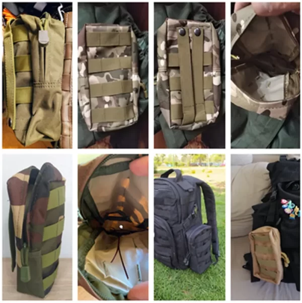 600D Oxford Outdoor Military Tactical Bag EDC Molle Tool Zipper Waist Accessories Durable Belt Como Pouch - Image 45