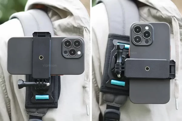 Vamson for Insta360 X3 Accessories 360 Degree Rotary Backpack Clip Clamp Mount for Insta360 One X2 Dji Action 3 2 Go Pro Camera - Image 13