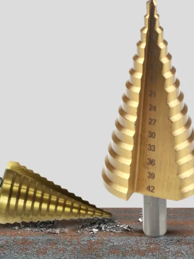 1Pcs 4-32/4-42 mm HSS Titanium Coated Step Drill Bit Drilling Power Tools Metal