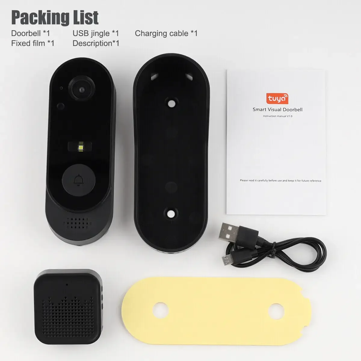 Tuya Doorbell With Camera Wireless Bundle Doorbell Smart Home WIFI HD Outdoor Phone Camera Security Video Intercom Night Vision - Image 23