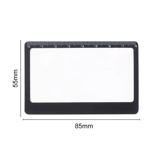 Card Size With Scale Reading Glass Fresnel Lens Outdoor Focused Ignition Book Page Magnification Magnifier Sheet X3 Magnifying - Image 11