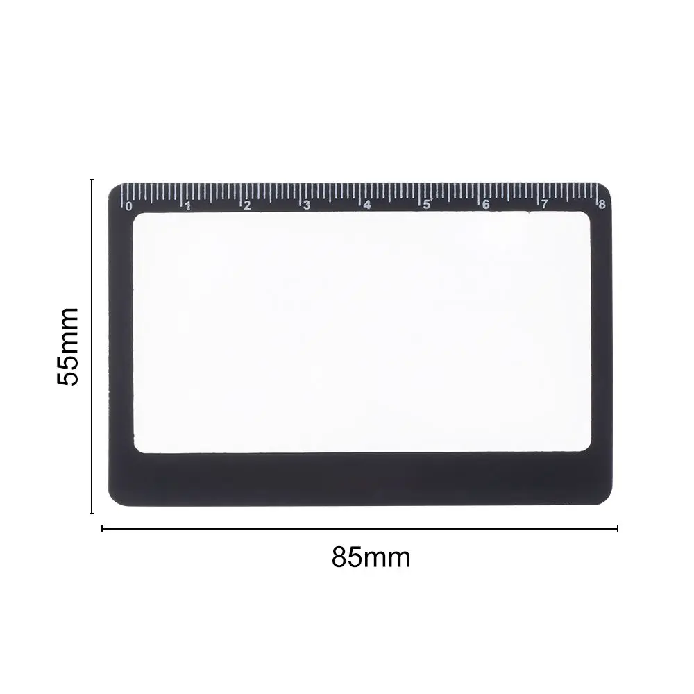 Card Size With Scale Reading Glass Fresnel Lens Outdoor Focused Ignition Book Page Magnification Magnifier Sheet X3 Magnifying - Image 11
