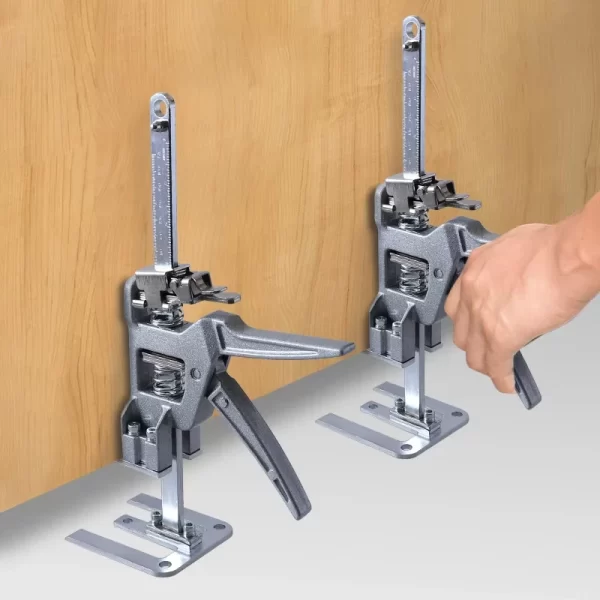 2 pcs Labor Saving Arm Jack 12 Inch Drywall Lift Wall Tile Locator 0-145 mm Height Adjuster Multi-Function Cabinet Jack Board - Image 2