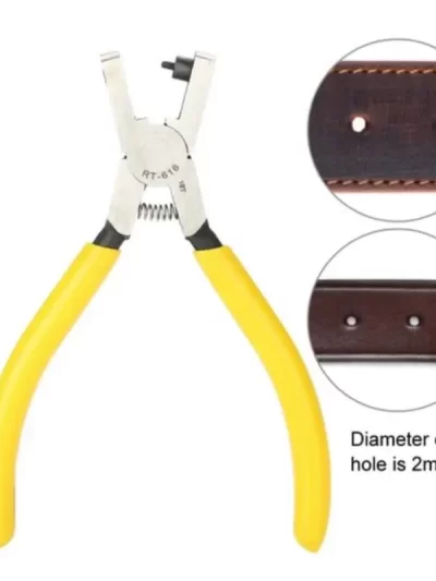 1Pcs Universal Hand Leather Strap Watch Band Belt Punching Tool Punch Pliers Leather Hole Punch