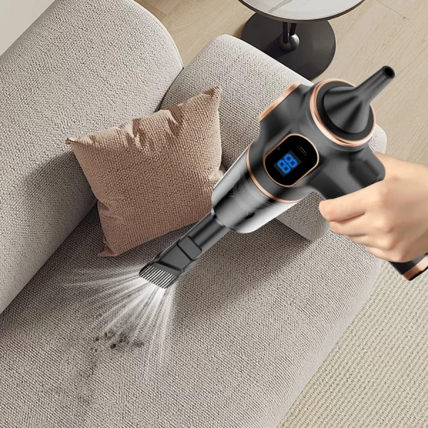 ABS Wireless Car Vacuum Cleaner Home Appliance Sofa Office High-Power - Image 9