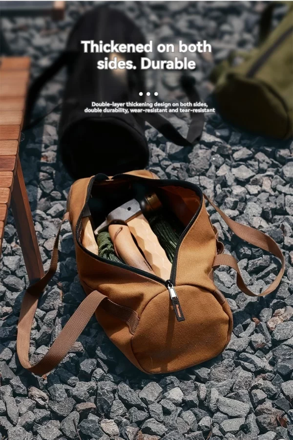 Outdoor Picnic Carrying Case Camping Bag Cutlery Pouch Larg Capacity Tableware Handbag - Image 14