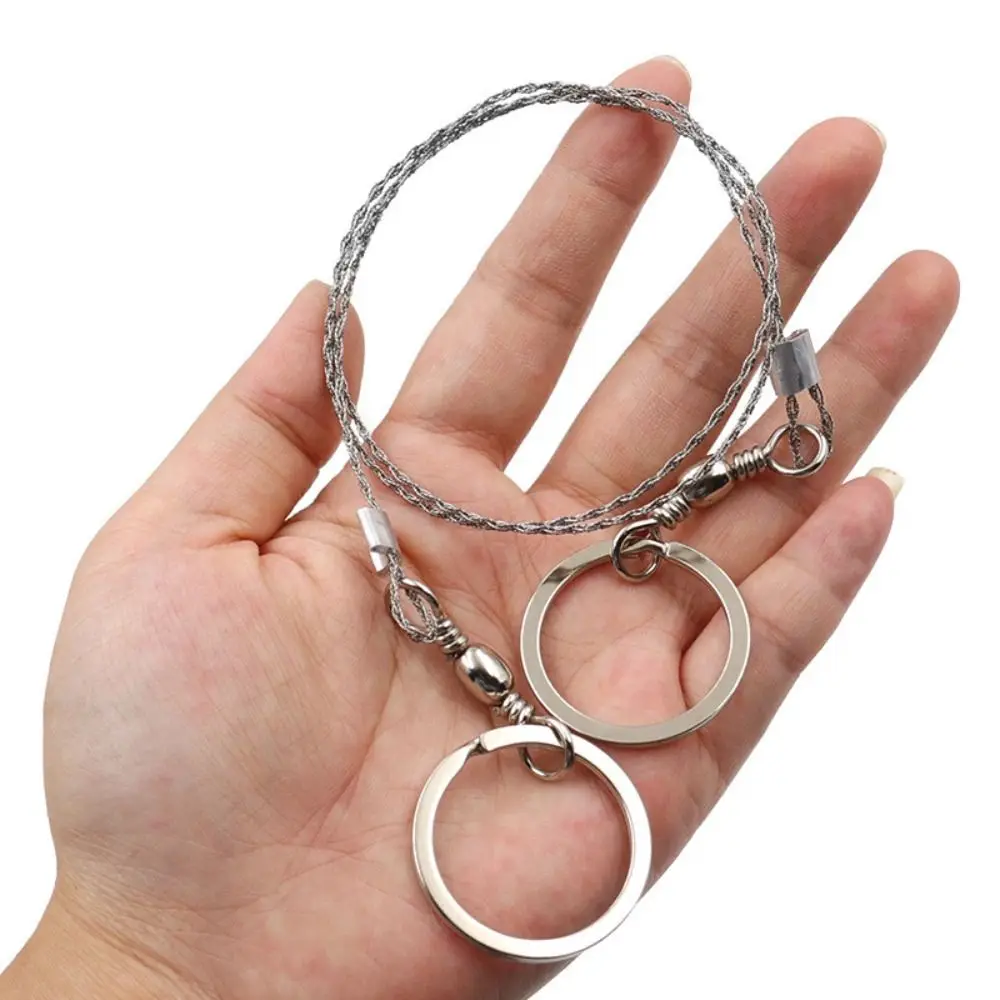 4-strand Stainless Steel Wire Saw with Handle Strong Outdoor Camping Survival Tool - Image 25