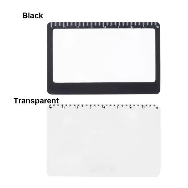 Card Size With Scale Reading Glass Fresnel Lens Outdoor Focused Ignition Book Page Magnification Magnifier Sheet X3 Magnifying - Image 6