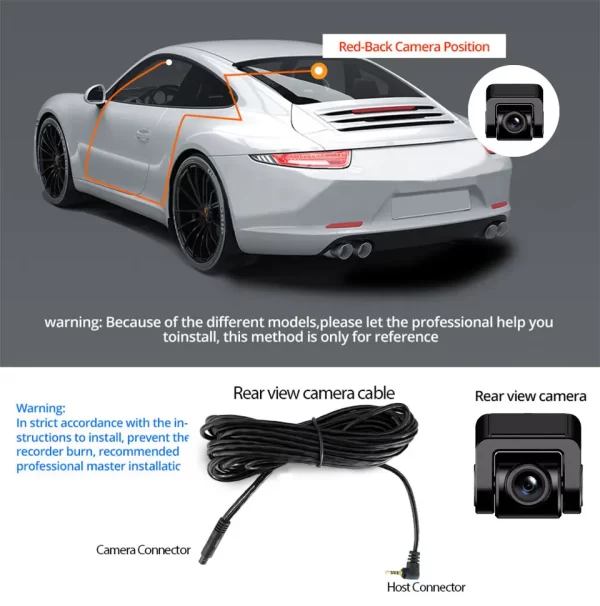 Dash Cam 4K GPS WIFI APP 24H Night Vision Mini Optional Rear Lens Dashcam Car DVR Video Recorder Camera For Car Black Box - Image 32