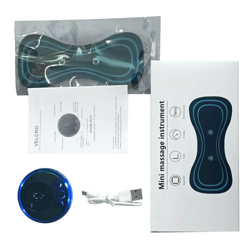 Neck Massager Mini Electric Neck Massage EMS Cervical Back Vertebra Massage Patch 8 Modes - Image 9