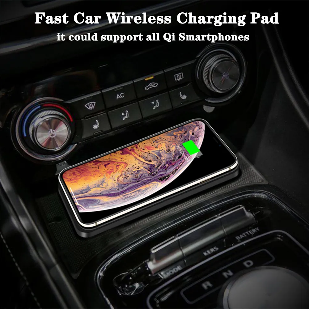 Car Wireless Charger for Iphone 16 15 15 Pro Max 14 13 12 X Samsung S24 S23 Wireless - Image 2