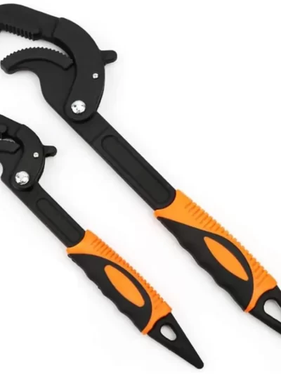 Quick Power Grip Pipe Wrench for Repair and Home Maintenance
