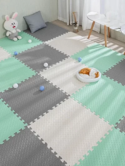 16pcs Foam Baby Play Mat Puzzle Mat Kids Interlocking Exercise Tiles Rugs Puzzle Floor Tiles 30*30*1cm