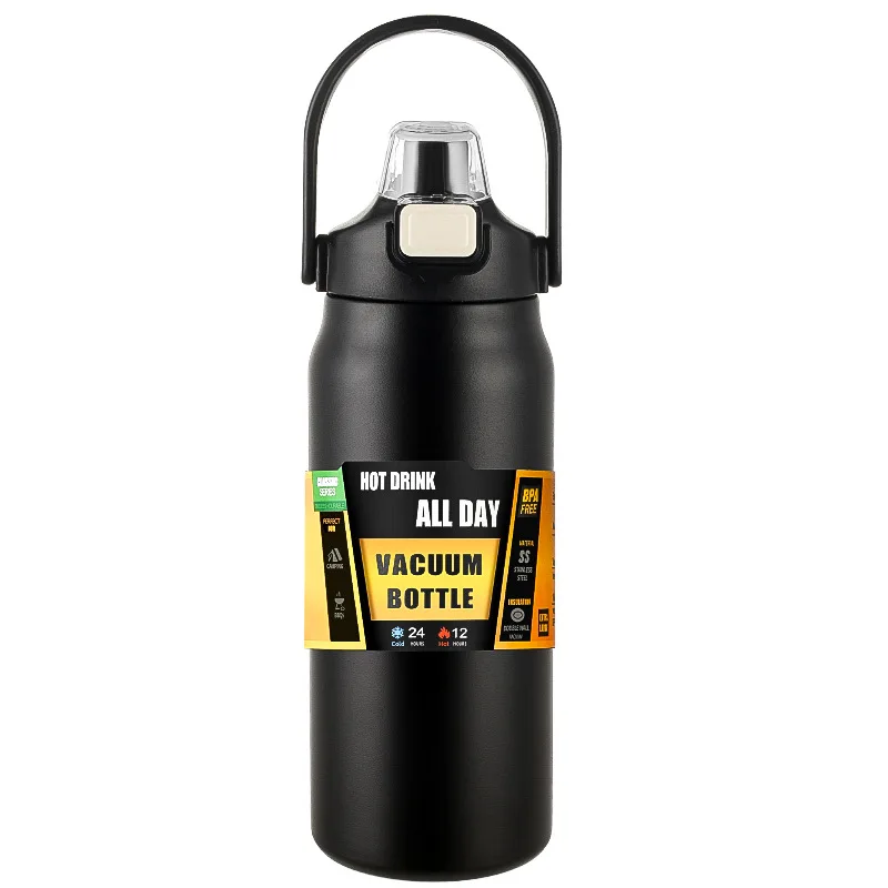 Portable Thermos with Straw 304 Stainless Steel Thermal Mug Tumbler Coffee Cup Sports Vacuum Flasks Cold and Hot Water Bottle - Image 14