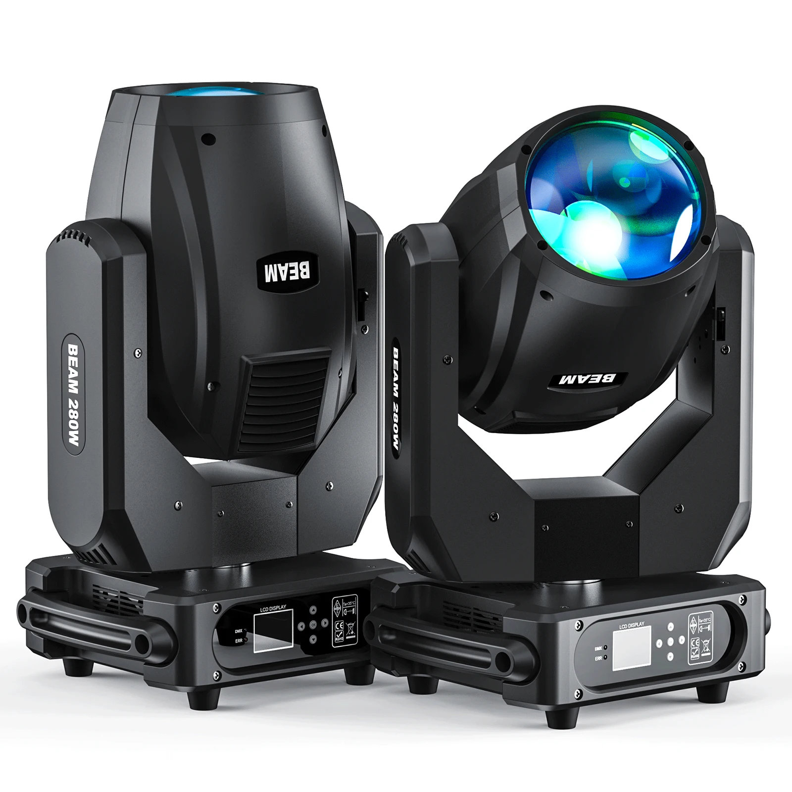 U'King 280W Beam Moving Head Light DMX512 16CH Rainbow Effect Pattern Light 10R 3in1 LED Stage Light