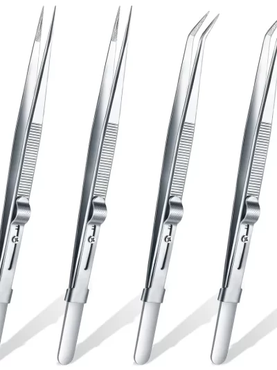 16CM Professional High Precision Stainless Steel Jewelry Tweezers