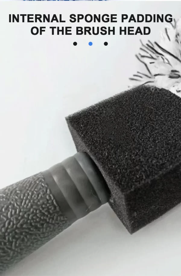 SEAMETAL Plush Car Wheel Hub Brush Anti-Slip Plastic Handle Auto Wheel Tire Rim Brush Cleaning Tool Car Washing Accessories - Image 13