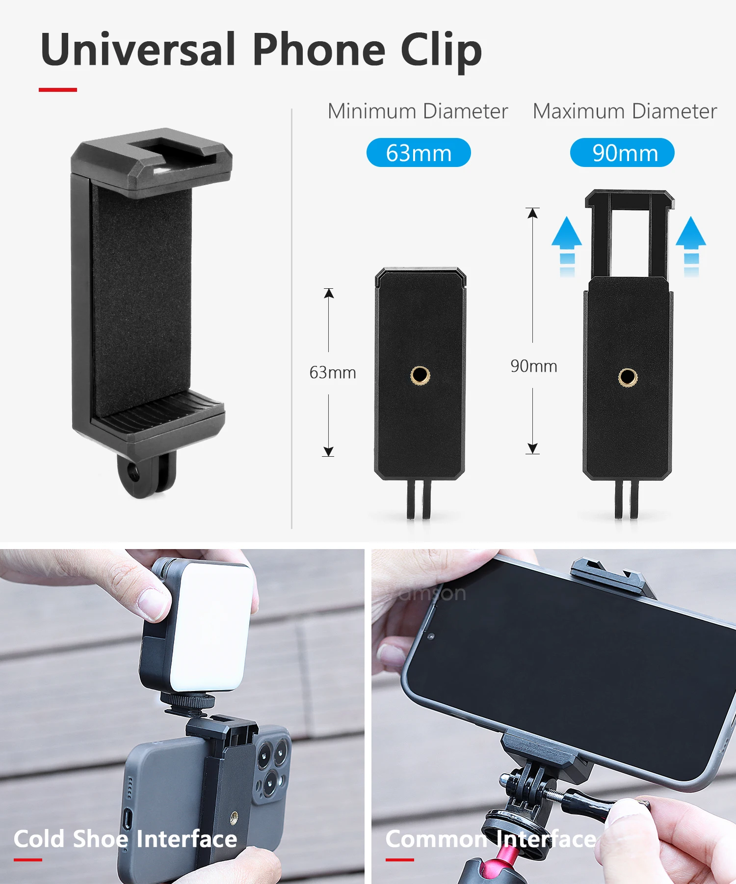 Vamson for Insta360 X3 Accessories 360 Degree Rotary Backpack Clip Clamp Mount for Insta360 One X2 Dji Action 3 2 Go Pro Camera - Image 21