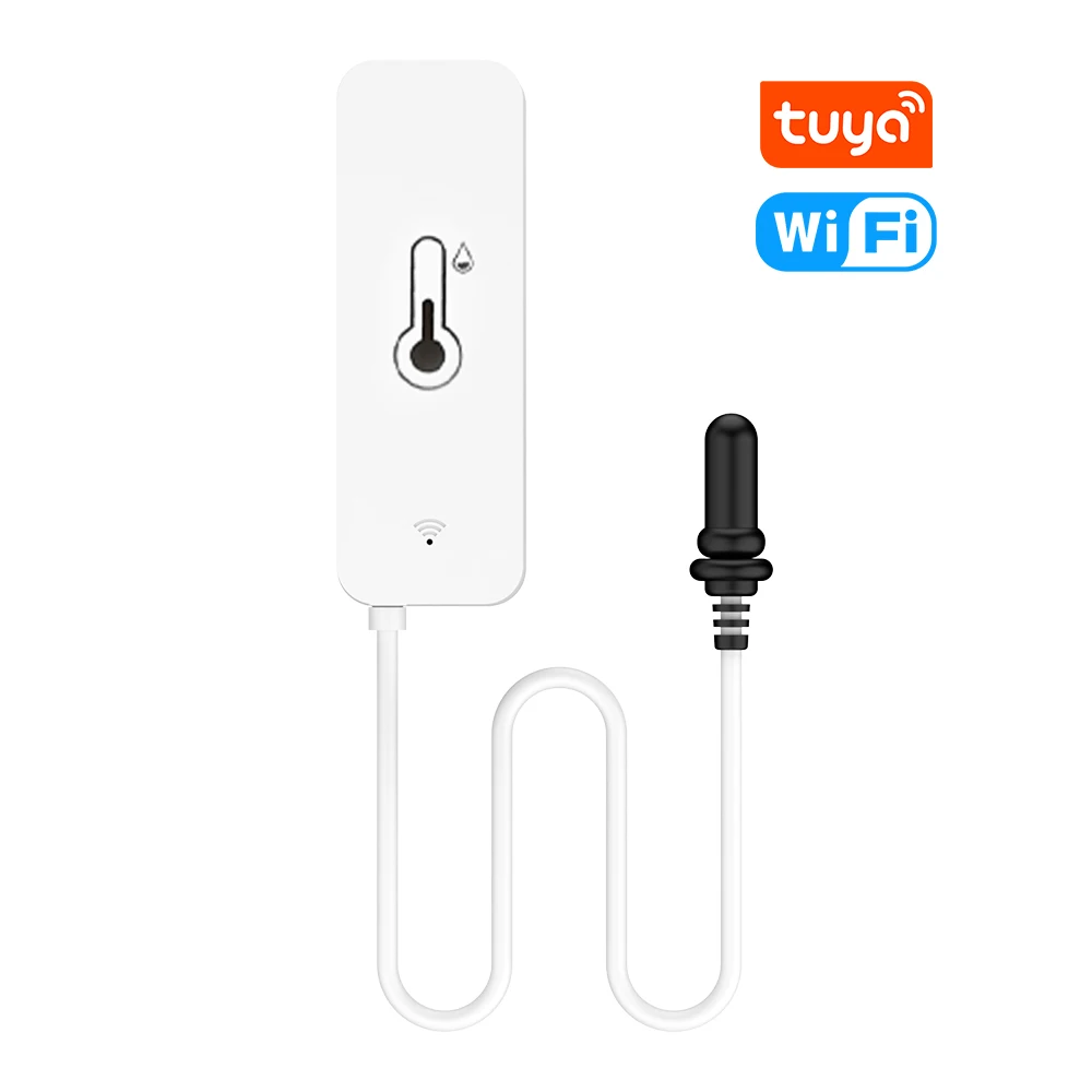 Tuya WiFi Temperature Humidity Sensor with External Probe Wireless Thermometer App Monitor for Freezer, Refrigerator, Fish Tank - Image 7