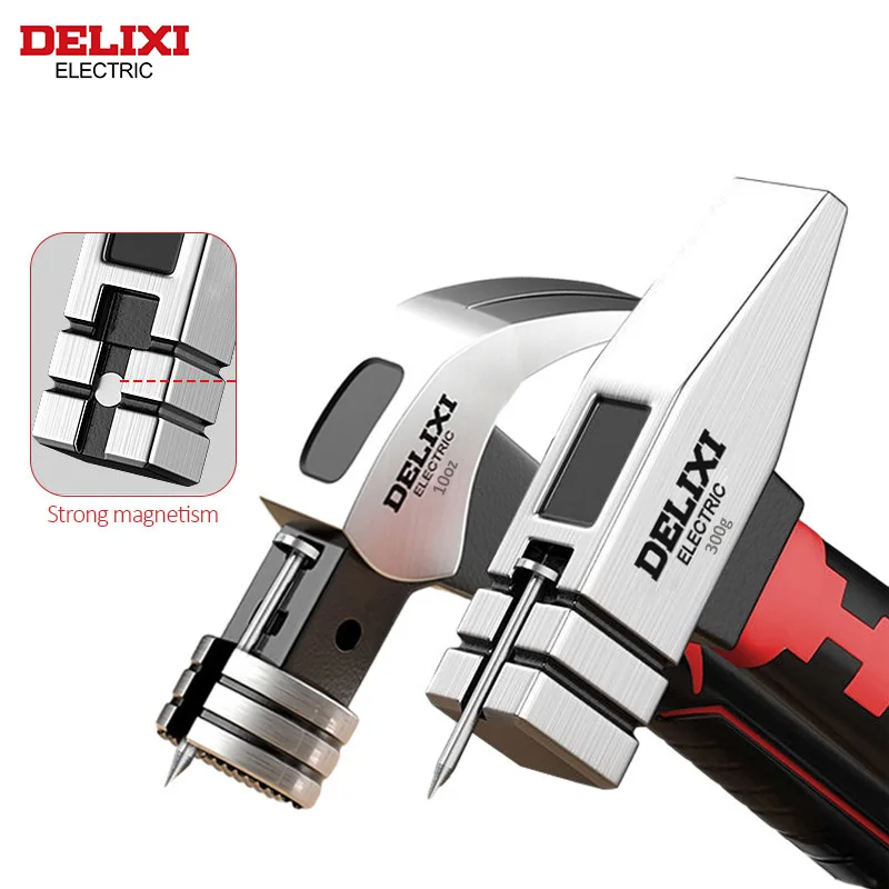 DELIXI ECECTRIC Multifunctional Mini Claw Hammer, Anti Slip And Shockproof Hammer,Magnetic - Image 4
