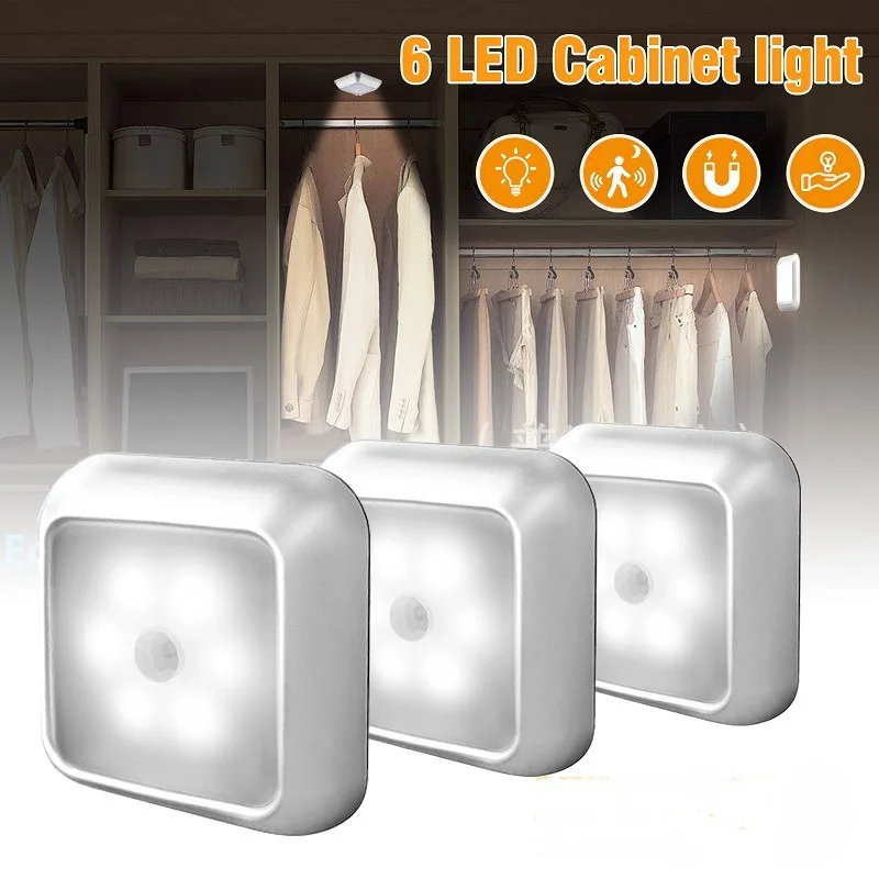 LED Night Light Smart Motion Sensor Night Light 3A Battery-powered - Image 2