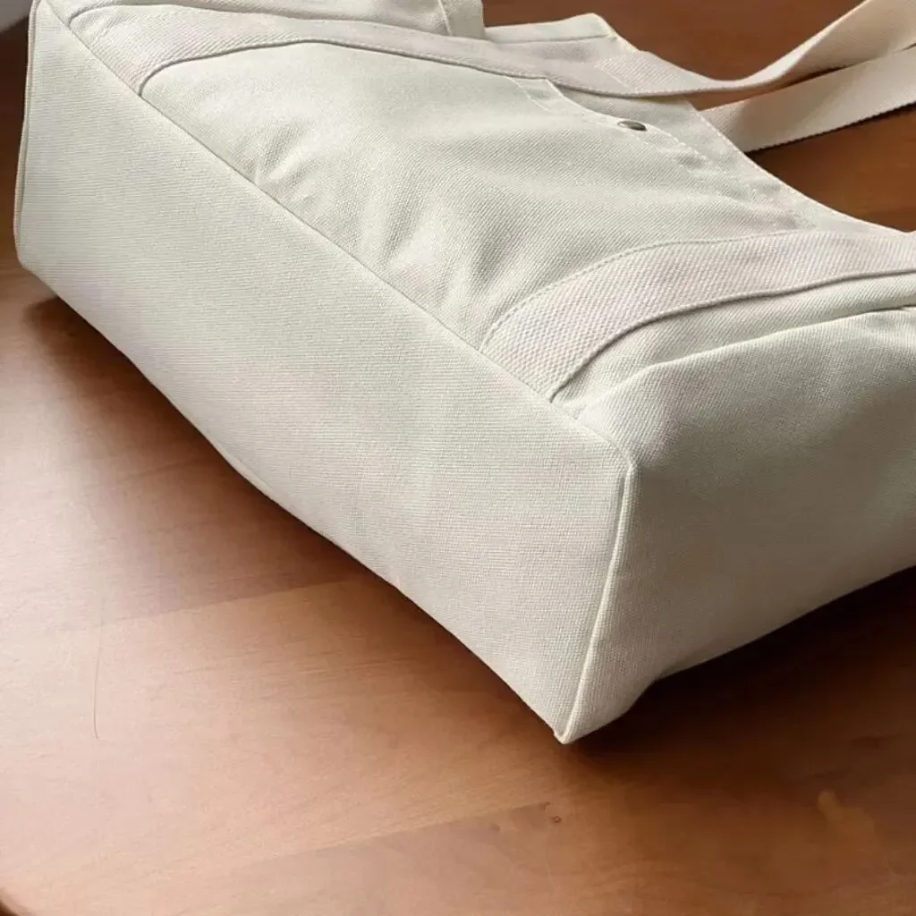 Large Capacity Tote Canvas Shoulder Bag - Image 11