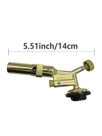 High Temperature Brass Copper Welding Torch Gas Burner Flame Gun for Brazing Solder Propane Plumbing