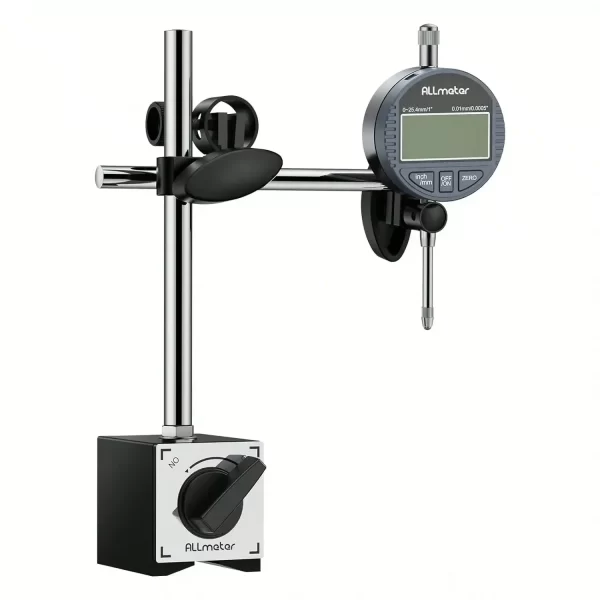 Digital Dial Indicator with Magnetic Base 0-1 Inch/25.4 mm  Conversion Auto Off Featured Measuring Tool With 22pcs Testing Tips - Image 12