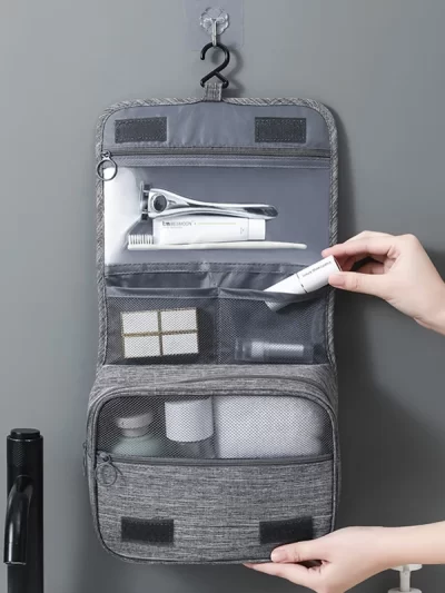 Oxford Fabric Men Business Portable Storage Bag Toiletries Organizer Women Cosmetic Bag Waterproof