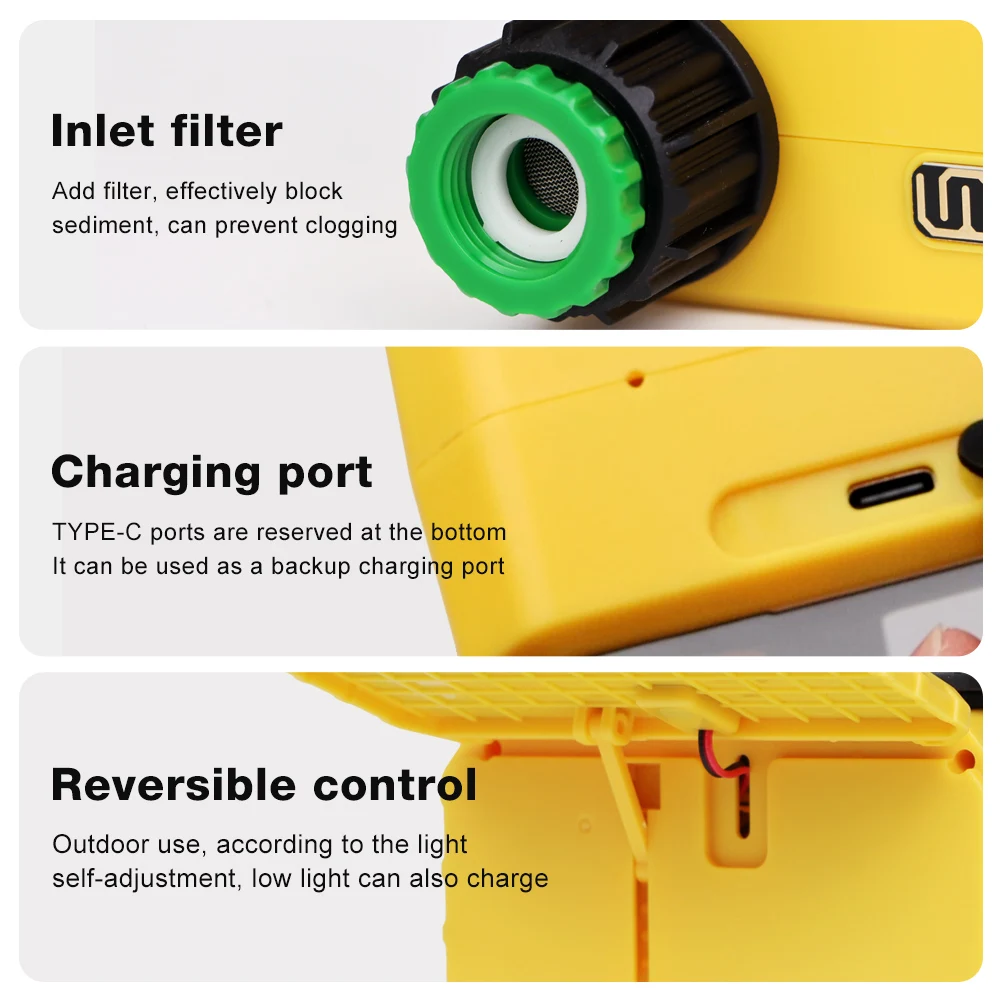 New 1/2 Outlets Solar Irrigation Timer Smart APP Control Automatic Irrigation System Outdoor Water Timer Garden Watering Tool - Image 30