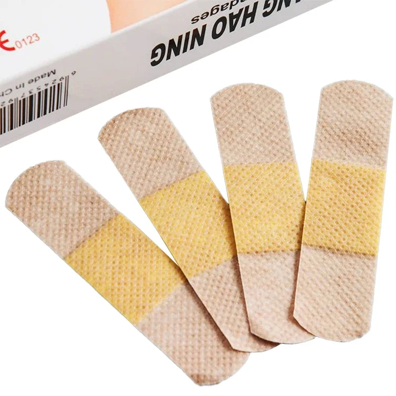 50/100Pcs Waterproof Breathable Cushion Adhesive Plaster Wound Hemostasis Sticker Band First Aid Medical Gauze Bandage band,aids - Image 9