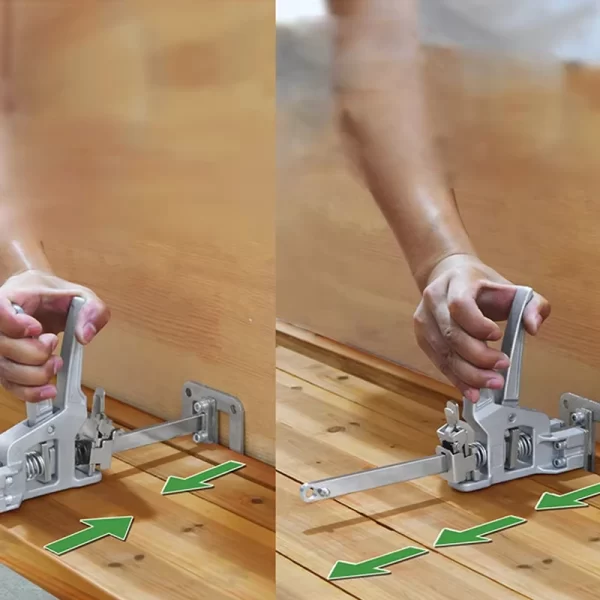 2 pcs Labor Saving Arm Jack 12 Inch Drywall Lift Wall Tile Locator 0-145 mm Height Adjuster Multi-Function Cabinet Jack Board - Image 5