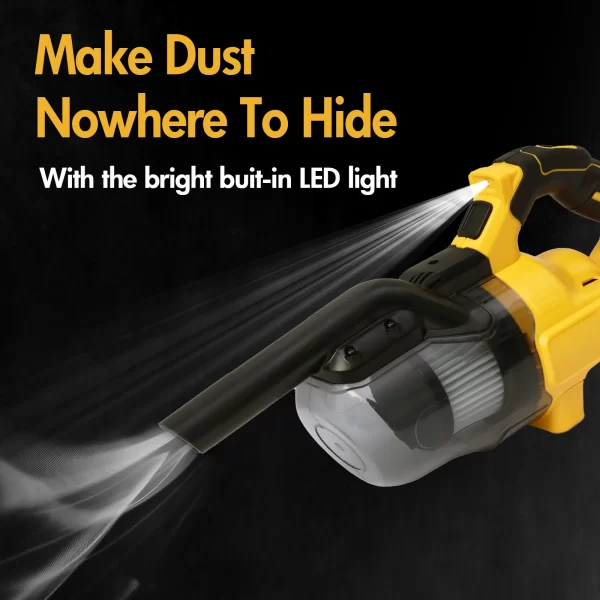 Vacuum Cleaner Cordless Handheld 20V Electric Vacuum Designed 500W Car Cleaning Hard Floor Household Appliance Carpets Household - Image 2