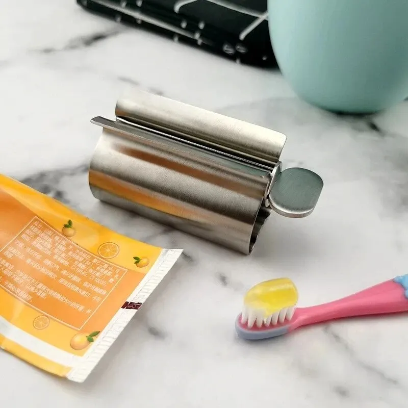 1pc Stainless Steel Wringer Roller Rotate Dispenser for Ointments Cosmetics Bathroom Accessories Toothpaste - Image 14