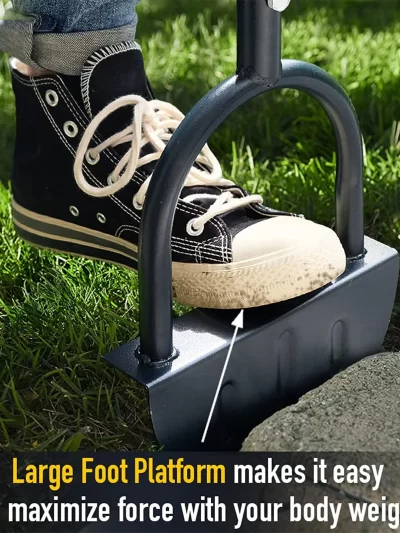 Half Moon Lawn Edger High Hardness Simple Cleansing Carbon Steel Manual Trimming Shovel