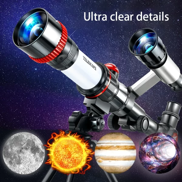 Professional Astronomical Telescope for Space Monocular with 3pcs Eyepiece Powerful Binoculars for Star Observation - Image 2