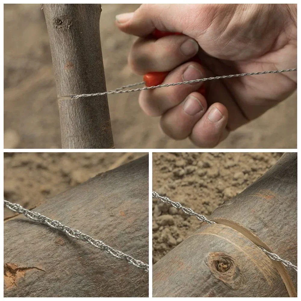 Manual Steel Rope Chain Saw  Survival Gear - Image 2