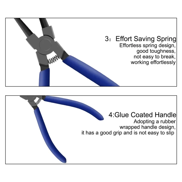 Vise Car Hose Oil Hose Crimping Plier Car Repair Hand Tool R Type Hand-held Tools Water Pipe Clamp Collar Hose Clip Clamp Pliers - Image 14