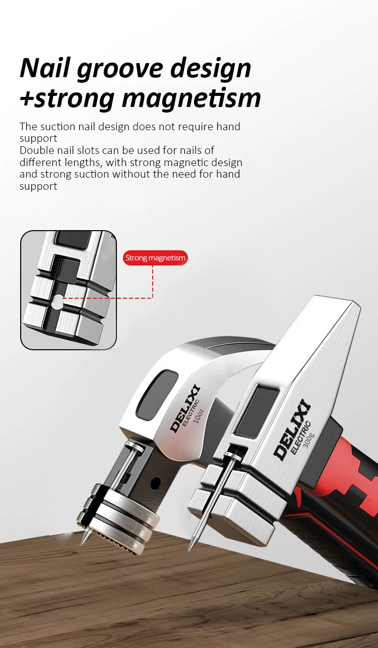 DELIXI ECECTRIC Multifunctional Mini Claw Hammer, Anti Slip And Shockproof Hammer,Magnetic - Image 21