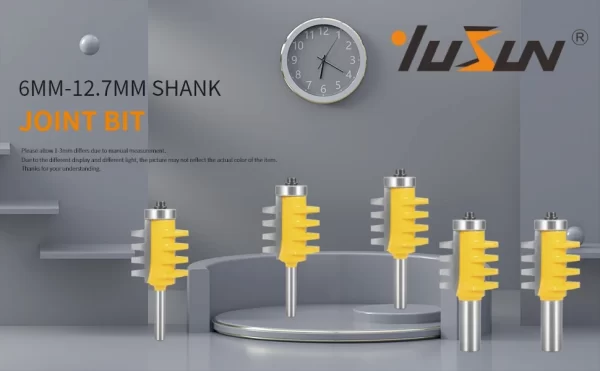 YUSUN 6MM-12.7MM Shank Joint Bit Router Bit Woodworking Milling Cutter For Wood Bit face Mill - Image 12