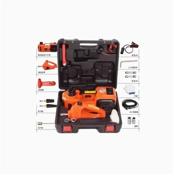 5-ton general-purpose electric jack; air pump and electric wrench set - Image 6
