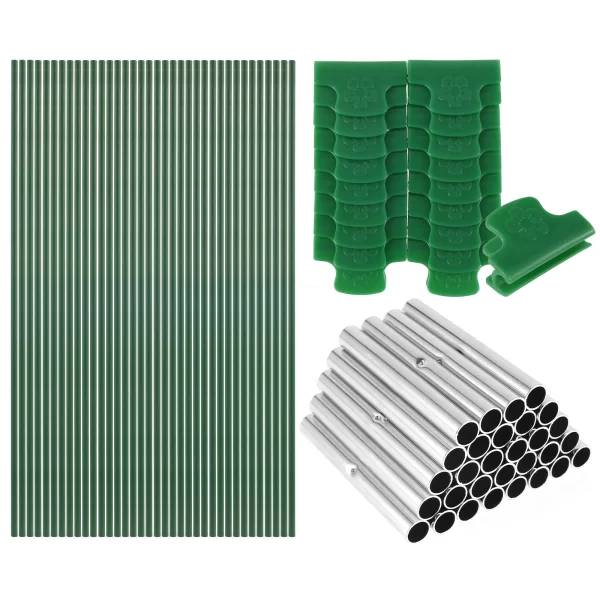 Greenhouse Hoops Frame Tunnel Kit 17 Inches Long Detachable Garden Hoops Rust-Free Fiberglass Support Botan Awning grid - Image 7