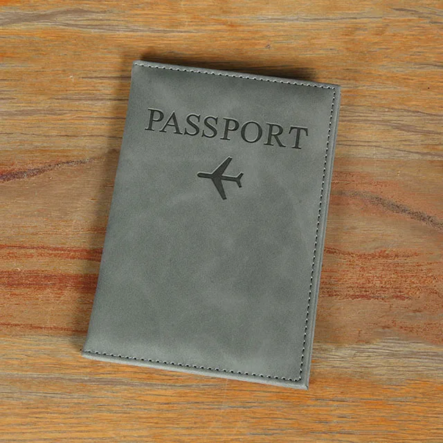 Lover The World Map Passport Cover Hot Stamping Simple Plane Women Men Travel Passport Case - Image 8