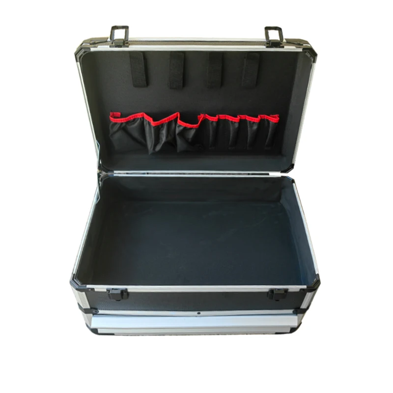 Electric Toolbox Aluminum Case Reinforced Tool Box Organizer Box Large Drawer Tools Storage Case For tools - Image 14