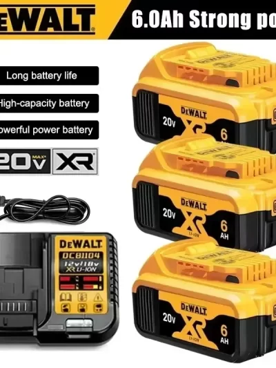 DeWALT Original Battery 20V/60V 6Ah 9Ah MAX FlexVolt for DCB606 DCB205 DCB206 DCB209 DCB182 Power Tool with Charger