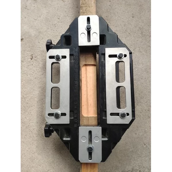 Door Hinge Jig,Woodworking Hole Opener Slotting Locator Aluminum Alloy Door Hinge Installation Kit for Door Lock Installation - Image 14